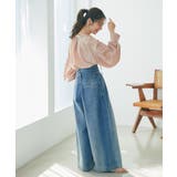 【La boutique BonBon】ハイウエストバギーデニムPT | PAL GROUP OUTLET | 詳細画像32