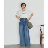 【La boutique BonBon】ハイウエストバギーデニムPT | PAL GROUP OUTLET | 詳細画像37