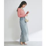 【La boutique BonBon】パール付きデニムタイトマキシSK | PAL GROUP OUTLET | 詳細画像10
