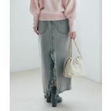 【La boutique BonBon】パール付きデニムタイトマキシSK | PAL GROUP OUTLET | 詳細画像28