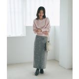 【La boutique BonBon】パール付きデニムタイトマキシSK | PAL GROUP OUTLET | 詳細画像29