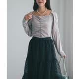 【La boutique BonBon】ベロアスクエアネックCS | PAL GROUP OUTLET | 詳細画像14