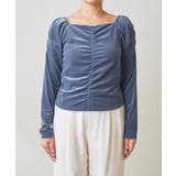 【La boutique BonBon】ベロアスクエアネックCS | PAL GROUP OUTLET | 詳細画像34