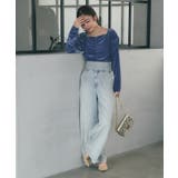 【La boutique BonBon】ベロアスクエアネックCS | PAL GROUP OUTLET | 詳細画像33