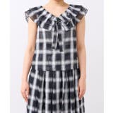 【La boutique BonBon】シアーオンブレーチェック２WAYフリル… | PAL GROUP OUTLET | 詳細画像19 