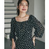 【La boutique BonBon】単色小花ptドロストスリーブBL | PAL GROUP OUTLET | 詳細画像30