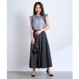 【La boutique BonBon】デニムライクネットチュールフリルBL | PAL GROUP OUTLET | 詳細画像16