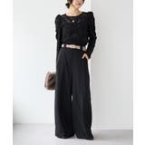 【RIVE DROITE】? Nice Twoolワイドパンツ | PAL GROUP OUTLET | 詳細画像21 