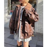 【w closet】ボア付きフェイクレザージャケット | PAL GROUP OUTLET | 詳細画像16 