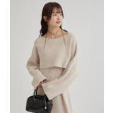 【mystic】クロスニット ワンピース | PAL GROUP OUTLET | 詳細画像10 