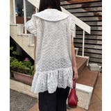 【Ciaopanic】BIGフリルコットンレースブラウス | PAL GROUP OUTLET | 詳細画像5