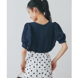 【La boutique BonBon】リボンタイパフスリーブBL | PAL GROUP OUTLET | 詳細画像3