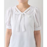 【La boutique BonBon】リボンタイパフスリーブBL | PAL GROUP OUTLET | 詳細画像25