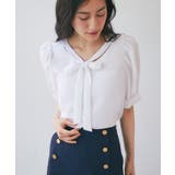 【La boutique BonBon】リボンタイパフスリーブBL | PAL GROUP OUTLET | 詳細画像16