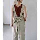 BEG | 【SHENERY】バックリボンイージーサロペット | PAL GROUP OUTLET