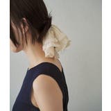 IVORY | 【SHENERY】レースプリーツシュシュ | PAL GROUP OUTLET