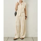 【Omekashi】ヴィンテージネップワイドパンツ | PAL GROUP OUTLET | 詳細画像8
