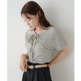 【Kastane】ボウタイボーダーtee | PAL GROUP OUTLET | 詳細画像7