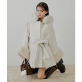 IVO | 【Chico】ファー衿ケープコート | PAL GROUP OUTLET
