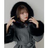 【Chico】ファー衿ケープコート | PAL GROUP OUTLET | 詳細画像14