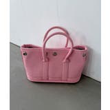 【DouDou】フェイクレザーチャーム付ミニトートバッグ | PAL GROUP OUTLET | 詳細画像1