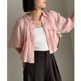 【CAPRICIEUX LE'MAGE】バルーンクロップシアーシャツ | PAL GROUP OUTLET | 詳細画像4 