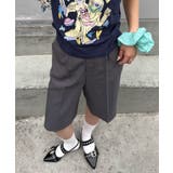 GRAY | 【Ciaopanic】バタフライスタッズハーフパンツ | PAL GROUP OUTLET