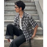 BLK | 【Ciaopanic】スタッズボタンオンフチェッグレシャツ | PAL GROUP OUTLET