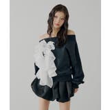 【Chico】ランダムチュールデザインオフショルSWT | PAL GROUP OUTLET | 詳細画像9 