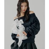【Chico】ランダムチュールデザインオフショルSWT | PAL GROUP OUTLET | 詳細画像11 