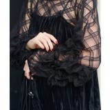 【Kastane】シアーチェック×ベロアワンピSET | PAL GROUP OUTLET | 詳細画像35 