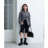 【Kastane】カットベロアバイカーパンツ | PAL GROUP OUTLET | 詳細画像6 