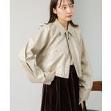 【Kastane】フェイクレザーショートブルゾン | PAL GROUP OUTLET | 詳細画像16