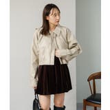 【Kastane】フェイクレザーショートブルゾン | PAL GROUP OUTLET | 詳細画像18