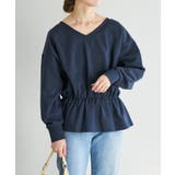 【Kastane】B Vネックペプラムスウェット | PAL GROUP OUTLET | 詳細画像10 