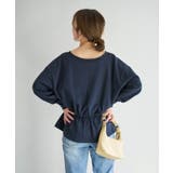【Kastane】B Vネックペプラムスウェット | PAL GROUP OUTLET | 詳細画像15 