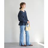 【Kastane】B Vネックペプラムスウェット | PAL GROUP OUTLET | 詳細画像18 