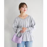 【Kastane】B Vネックペプラムスウェット | PAL GROUP OUTLET | 詳細画像22 
