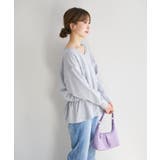 【Kastane】B Vネックペプラムスウェット | PAL GROUP OUTLET | 詳細画像23 