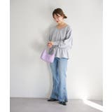 【Kastane】B Vネックペプラムスウェット | PAL GROUP OUTLET | 詳細画像27 