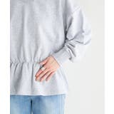 【Kastane】B Vネックペプラムスウェット | PAL GROUP OUTLET | 詳細画像30 