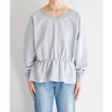 【Kastane】B Vネックペプラムスウェット | PAL GROUP OUTLET | 詳細画像33 