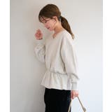【Kastane】B Vネックペプラムスウェット | PAL GROUP OUTLET | 詳細画像5 