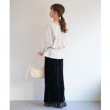 【Kastane】B Vネックペプラムスウェット | PAL GROUP OUTLET | 詳細画像8 