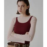 PNK/BRD | 【Kastane】SOFT SHEER CREW | PAL GROUP OUTLET