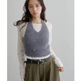 【Kastane】チャーム付きホルターニットSET | PAL GROUP OUTLET | 詳細画像10