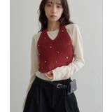 【Kastane】チャーム付きホルターニットSET | PAL GROUP OUTLET | 詳細画像25