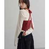 【Kastane】チャーム付きホルターニットSET | PAL GROUP OUTLET | 詳細画像28