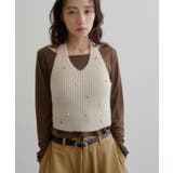 【Kastane】チャーム付きホルターニットSET | PAL GROUP OUTLET | 詳細画像37