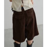 【Kastane】ポーチベルト付きコーデュロイバミューダパンツ | PAL GROUP OUTLET | 詳細画像2